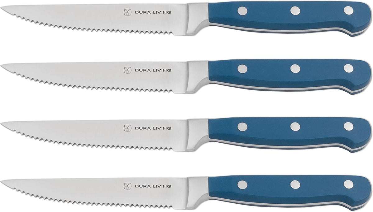7-Inch Santoku Knife - Razor-Sharp High-Carbon Stainless Steel Blade, Forged Ergonomic Riveted Handle, Chef Knife for Chopping, Slicing & Dicing, Multipurpose Kitchen Knife, Home Chef