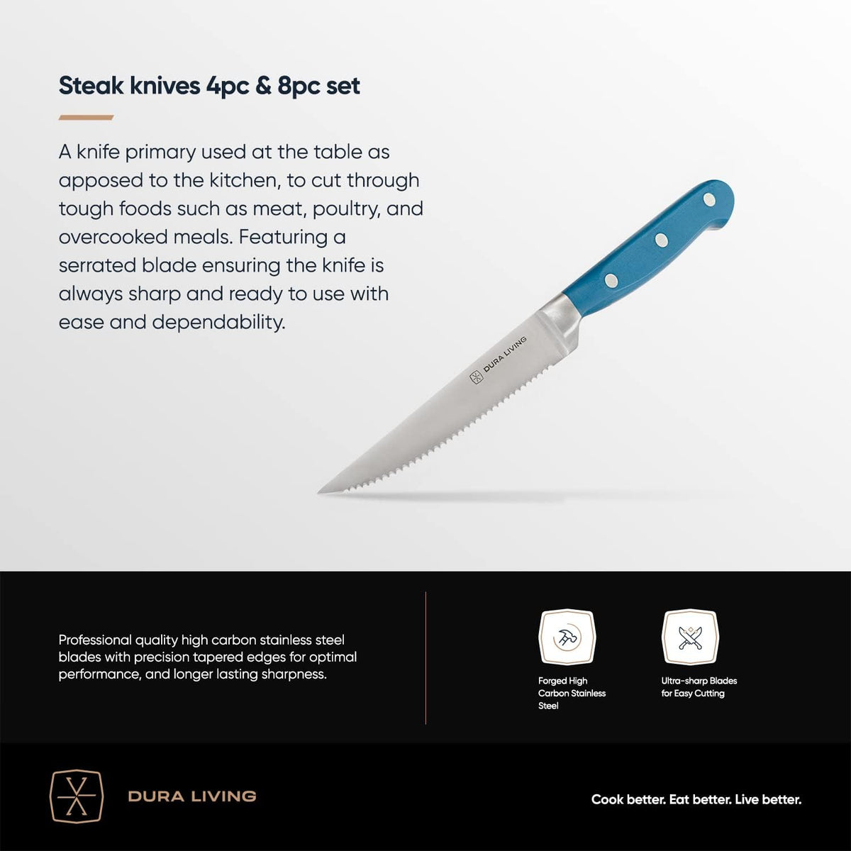 7-Inch Santoku Knife - Razor-Sharp High-Carbon Stainless Steel Blade, Forged Ergonomic Riveted Handle, Chef Knife for Chopping, Slicing & Dicing, Multipurpose Kitchen Knife, Home Chef