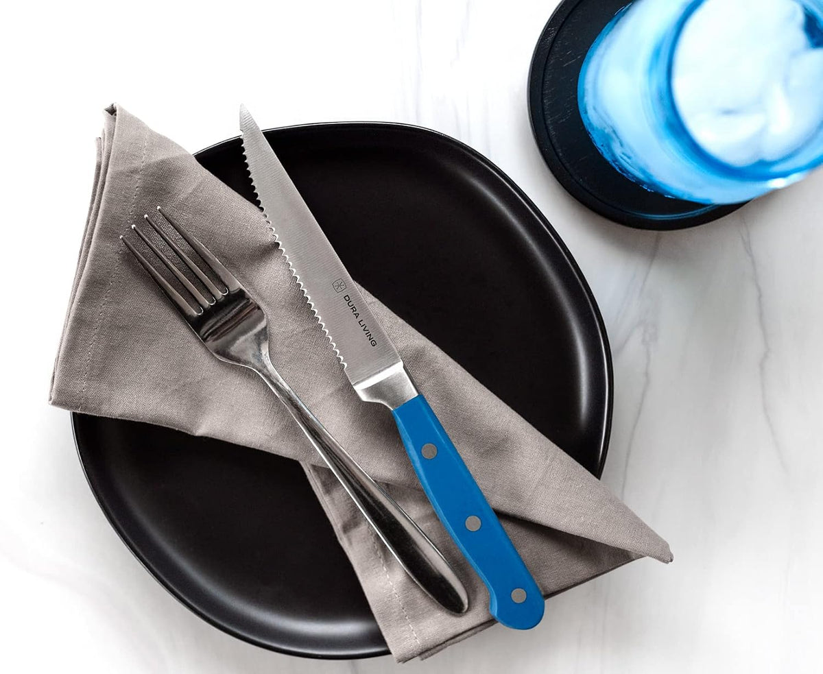 7-Inch Santoku Knife - Razor-Sharp High-Carbon Stainless Steel Blade, Forged Ergonomic Riveted Handle, Chef Knife for Chopping, Slicing & Dicing, Multipurpose Kitchen Knife, Home Chef