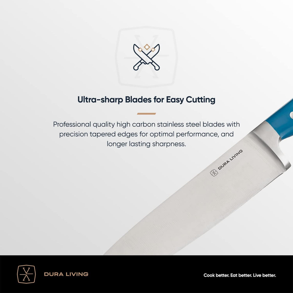 7-Inch Santoku Knife - Razor-Sharp High-Carbon Stainless Steel Blade, Forged Ergonomic Riveted Handle, Chef Knife for Chopping, Slicing & Dicing, Multipurpose Kitchen Knife, Home Chef