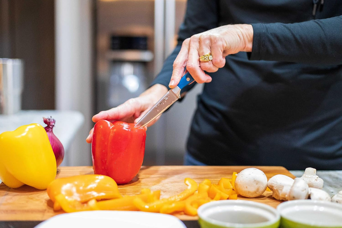 7-Inch Santoku Knife - Razor-Sharp High-Carbon Stainless Steel Blade, Forged Ergonomic Riveted Handle, Chef Knife for Chopping, Slicing & Dicing, Multipurpose Kitchen Knife, Home Chef