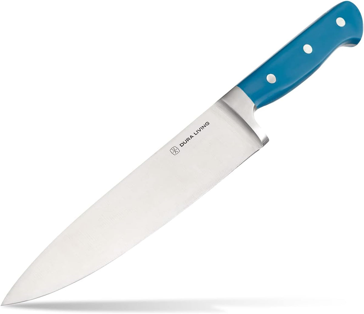 7-Inch Santoku Knife - Razor-Sharp High-Carbon Stainless Steel Blade, Forged Ergonomic Riveted Handle, Chef Knife for Chopping, Slicing & Dicing, Multipurpose Kitchen Knife, Home Chef