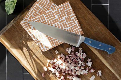 7-Inch Santoku Knife - Razor-Sharp High-Carbon Stainless Steel Blade, Forged Ergonomic Riveted Handle, Chef Knife for Chopping, Slicing & Dicing, Multipurpose Kitchen Knife, Home Chef