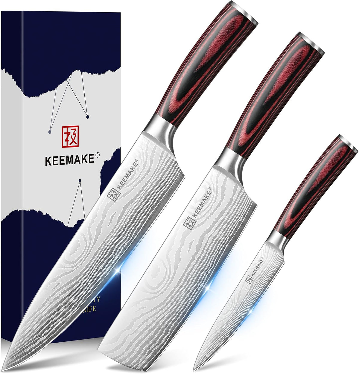 Kitchen Knife Set, Professional Ultra Sharp Chef Knife Set