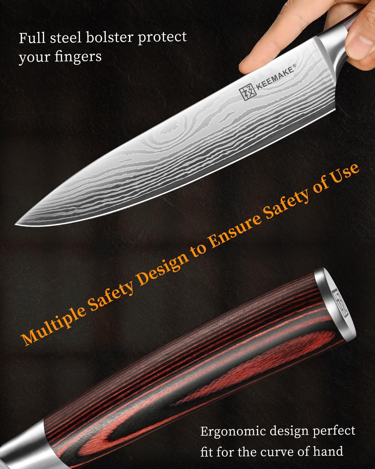 Kitchen Knife Set, Professional Ultra Sharp Chef Knife Set