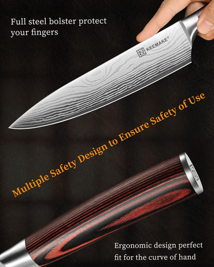 Kitchen Knife Set, Professional Ultra Sharp Chef Knife Set