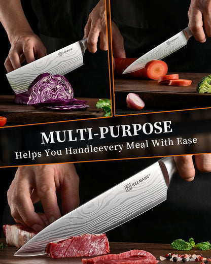 Kitchen Knife Set, Professional Ultra Sharp Chef Knife Set