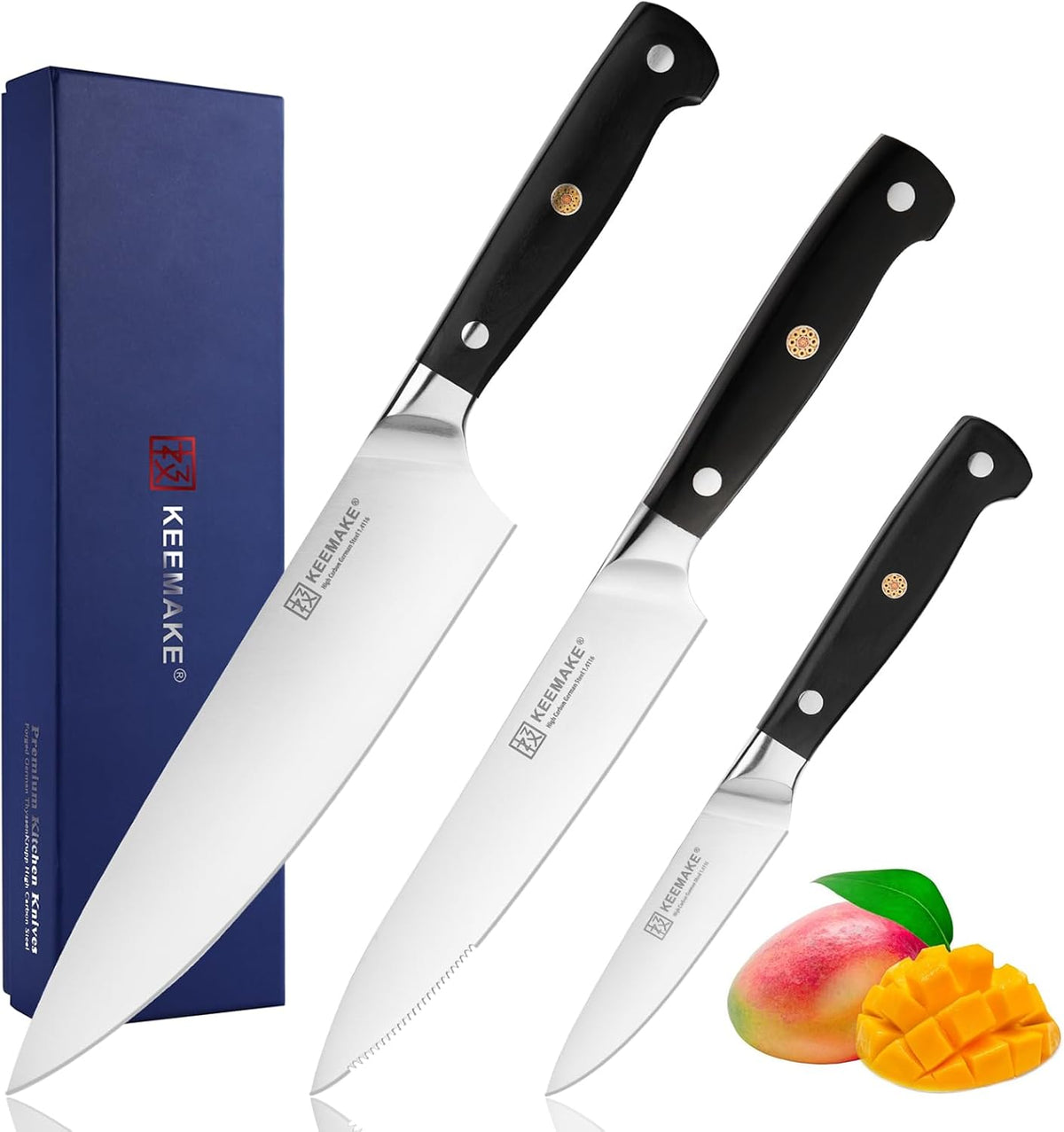 Kitchen Knife Set, Professional Ultra Sharp Chef Knife Set