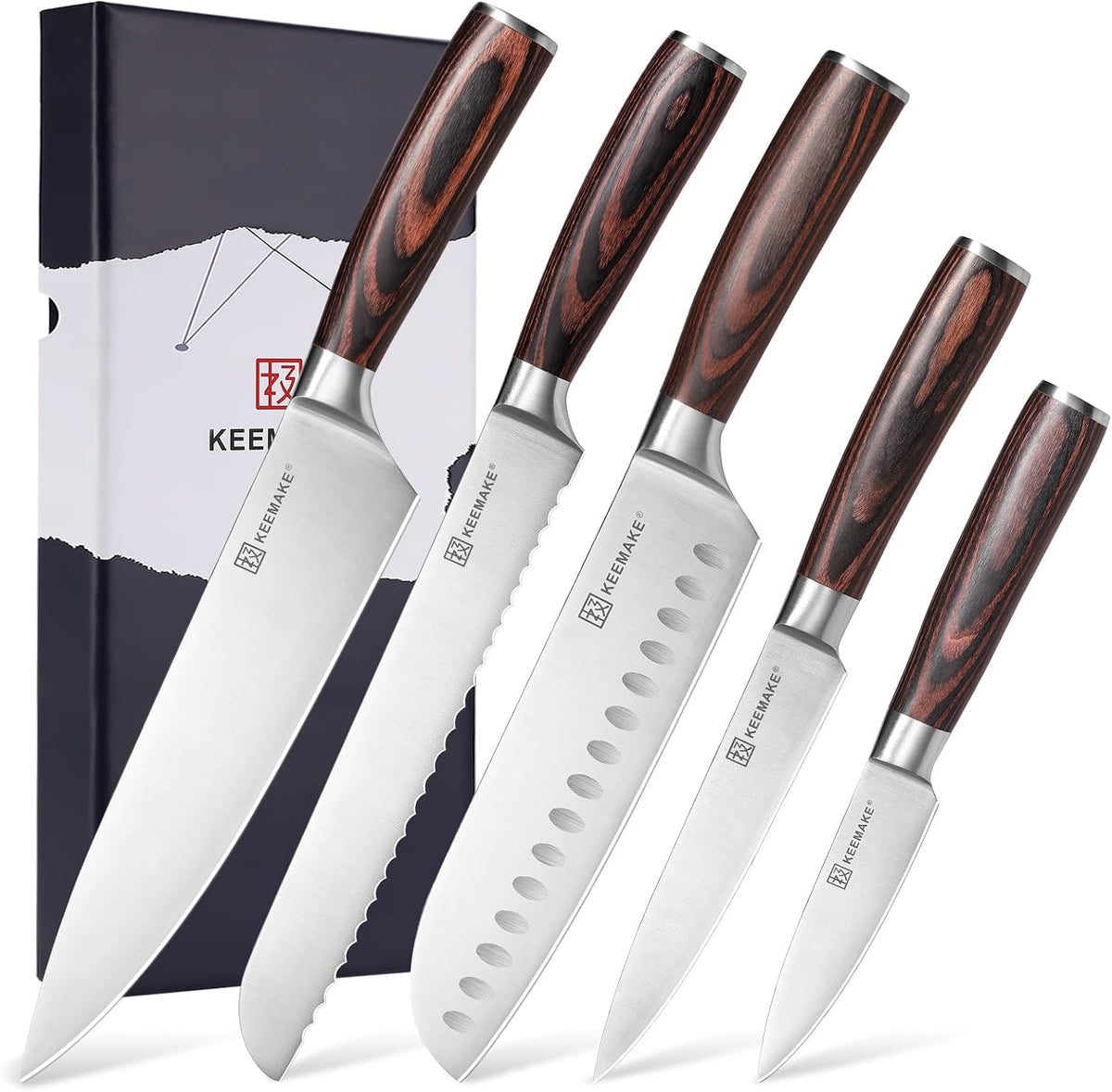 Kitchen Knife Set, Professional Ultra Sharp Chef Knife Set