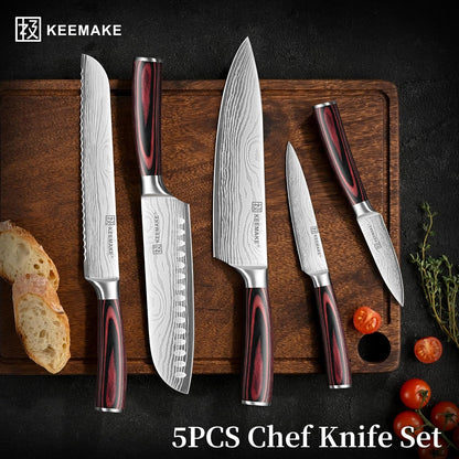 Kitchen Knife Set, Professional Ultra Sharp Chef Knife Set