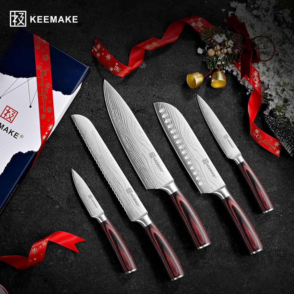 Kitchen Knife Set, Professional Ultra Sharp Chef Knife Set