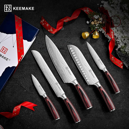 Kitchen Knife Set, Professional Ultra Sharp Chef Knife Set