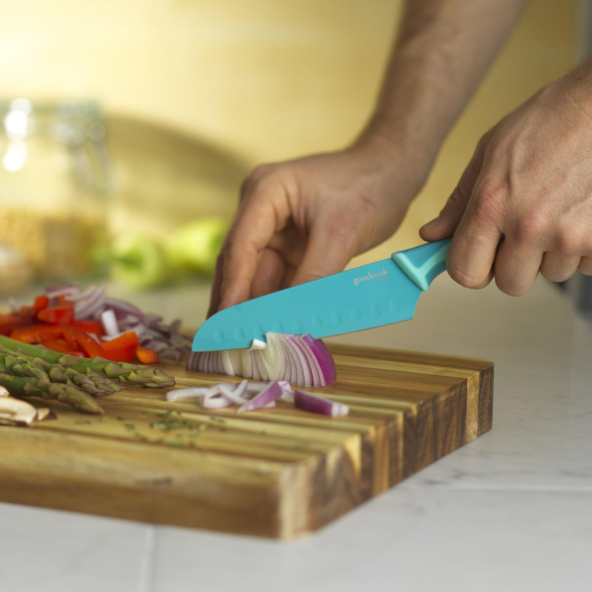 Everyday Paring Knife 4" Nonstick | Nonstick High-Carbon Stainless Steel Construction With Non-Slip Grip Handle