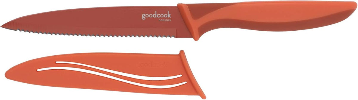 Everyday Paring Knife 4" Nonstick | Nonstick High-Carbon Stainless Steel Construction With Non-Slip Grip Handle
