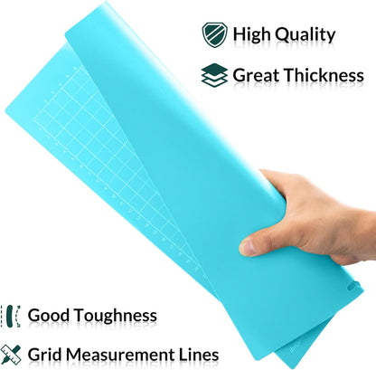 12x8.5 Inch Cutting Mats, 3 Pack, Reusable