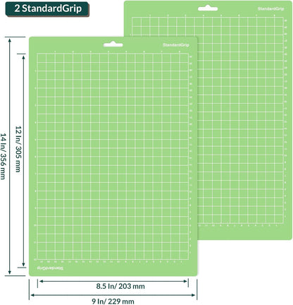 12x8.5 Inch Cutting Mats, 3 Pack, Reusable