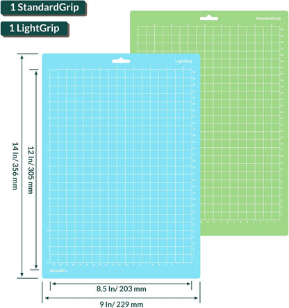 12x8.5 Inch Cutting Mats, 3 Pack, Reusable