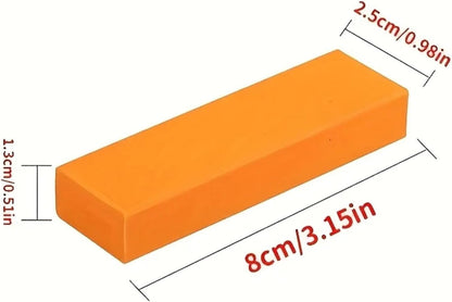 Rust Eraser 10 Pcs Safe Rubber Scrubber, Stain & Rust Remover for Kitchen & Bathroom