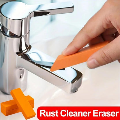 Rust Eraser 10 Pcs Safe Rubber Scrubber, Stain & Rust Remover for Kitchen & Bathroom