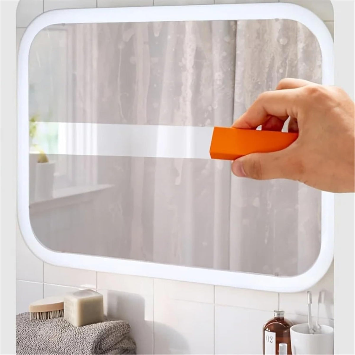 Rust Eraser 10 Pcs Safe Rubber Scrubber, Stain & Rust Remover for Kitchen & Bathroom