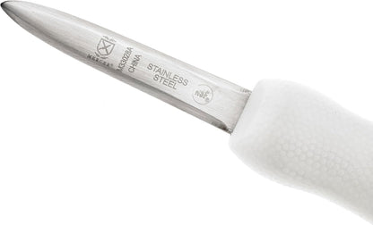 Boston Style Oyster Knife with Poly Handle, 3 Inch, White