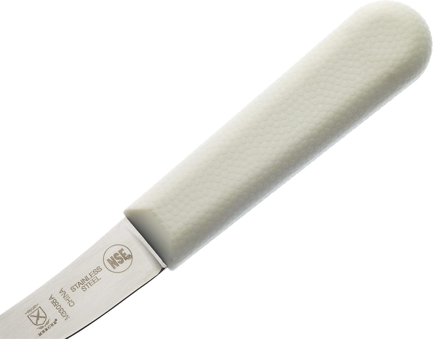 Boston Style Oyster Knife with Poly Handle, 3 Inch, White