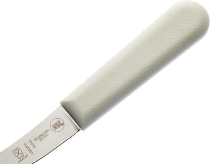 Boston Style Oyster Knife with Poly Handle, 3 Inch, White