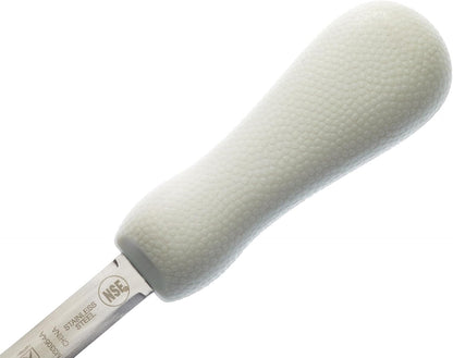 Boston Style Oyster Knife with Poly Handle, 3 Inch, White
