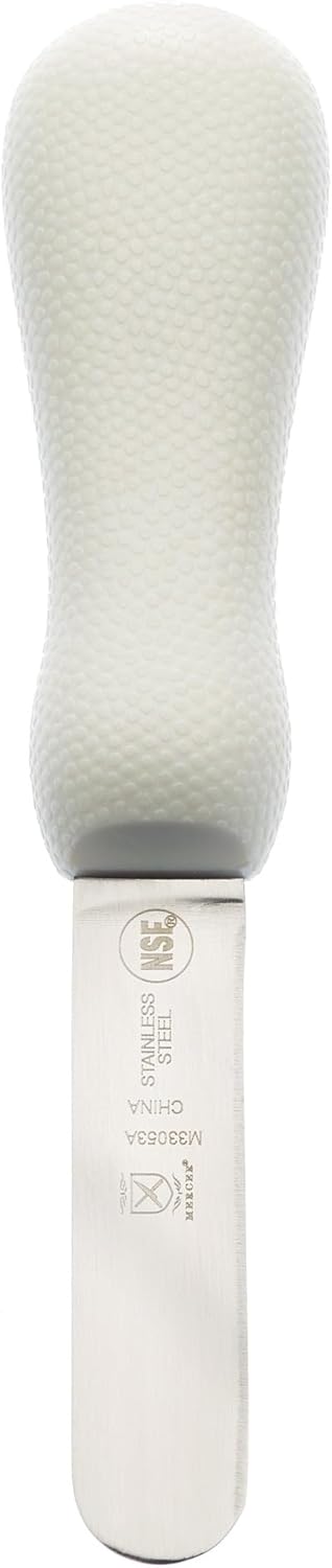 Boston Style Oyster Knife with Poly Handle, 3 Inch, White