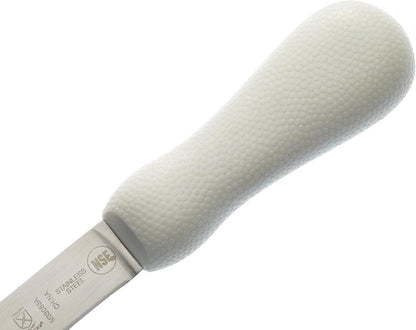 Boston Style Oyster Knife with Poly Handle, 3 Inch, White