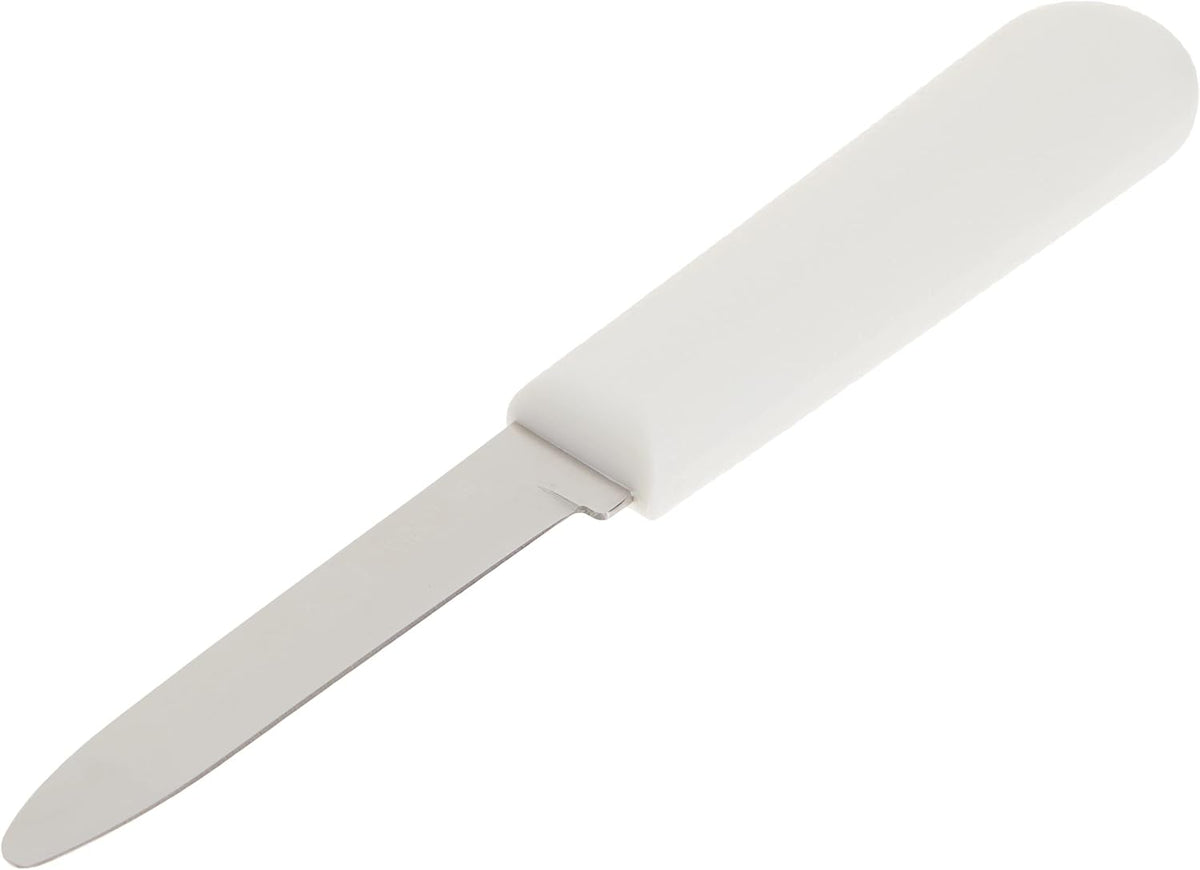 Boston Style Oyster Knife with Poly Handle, 3 Inch, White