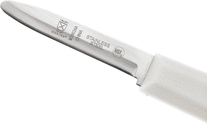 Boston Style Oyster Knife with Poly Handle, 3 Inch, White