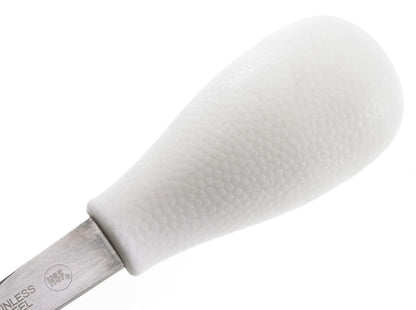 Boston Style Oyster Knife with Poly Handle, 3 Inch, White