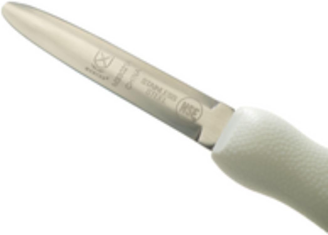 Boston Style Oyster Knife with Poly Handle, 3 Inch, White