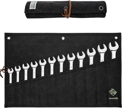 Tool Pouch, Roll-Up Storage Bag for Hand Tools & Wrenches