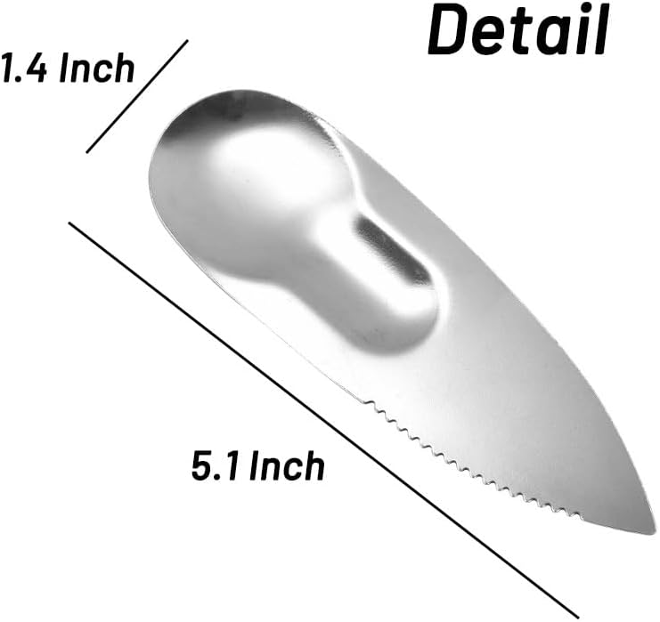 2 Pack Kiwi Spoon Knife - 2-in-1 Stainless Steel Fruit Cutter - Mango Kiwi Slicer Peeler Scoop Fast Peel Fruit Or Soft Vegetable With Ease (Silver)