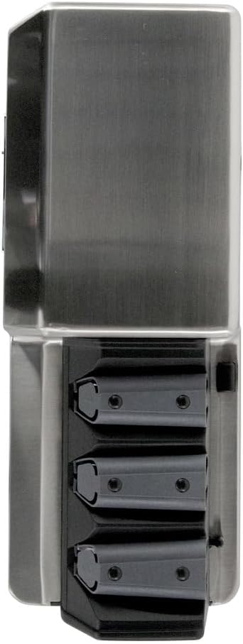 Professional Commercial Electric Knife Sharpener Edge Select With 20-Degree Sharpening Module 100-Percent Diamond Abrasives And Precision Angle Guides NSF Approved, 3-Stage, Silver