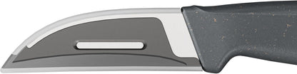 Peeling Knife – German Stainless Steel Curved Blade with Sustainable Wheat Straw Non-Slip Handle – Fruit & Vegetable Kitchen Knife – Dishwasher Safe with Blade Guard – 2.3 inches