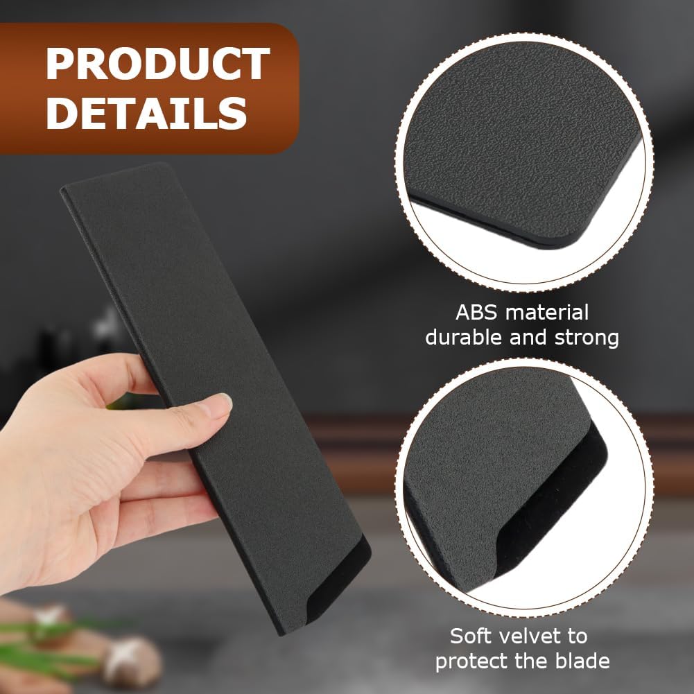 8Inch Knife Guard, 2 Pcs Knife Sleeves Edge Guard, Universal Waterproof Chef KnifeSheath, Kitchen Blade Cover Guards for Chef and Kitchen Knives