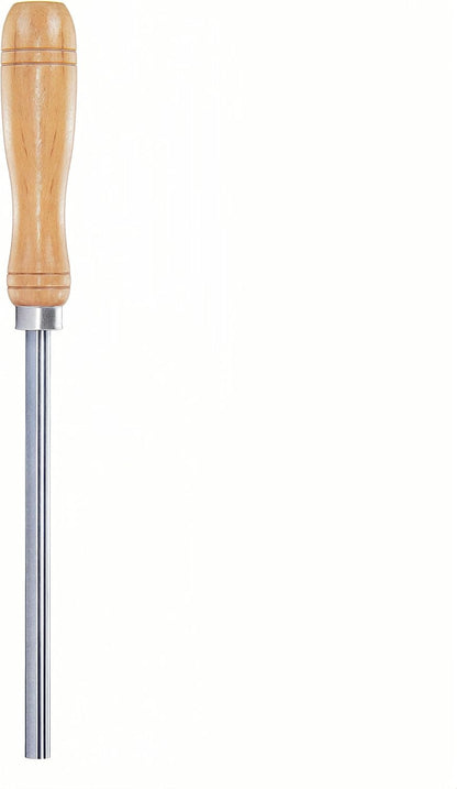 Cabinet Scraper Burnisher Tool, With High-Quality Wooden Handle and Super Hard High Speed Steel Rod, Scraper Burnisher for Creating Sharp Burrs and Honing Card Scrapers