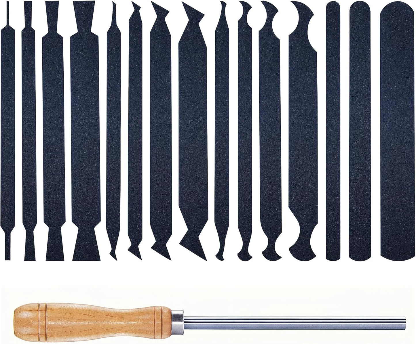 Cabinet Scraper Burnisher Tool, With High-Quality Wooden Handle and Super Hard High Speed Steel Rod, Scraper Burnisher for Creating Sharp Burrs and Honing Card Scrapers