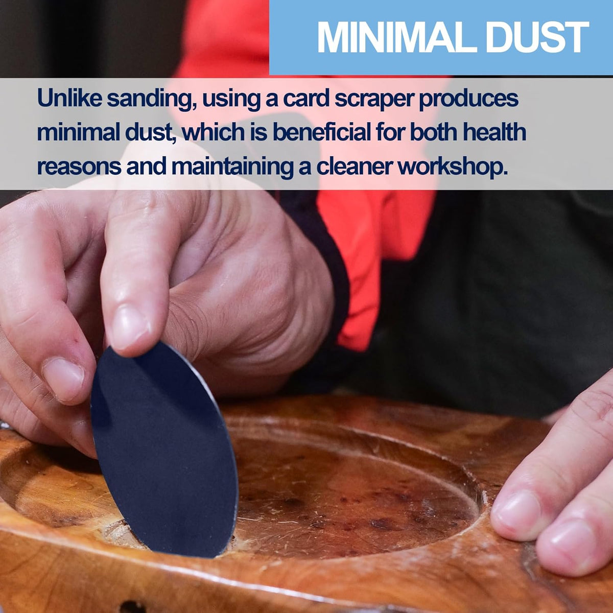Cabinet Scraper Burnisher Tool, With High-Quality Wooden Handle and Super Hard High Speed Steel Rod, Scraper Burnisher for Creating Sharp Burrs and Honing Card Scrapers