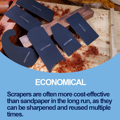Cabinet Scraper Burnisher Tool, With High-Quality Wooden Handle and Super Hard High Speed Steel Rod, Scraper Burnisher for Creating Sharp Burrs and Honing Card Scrapers