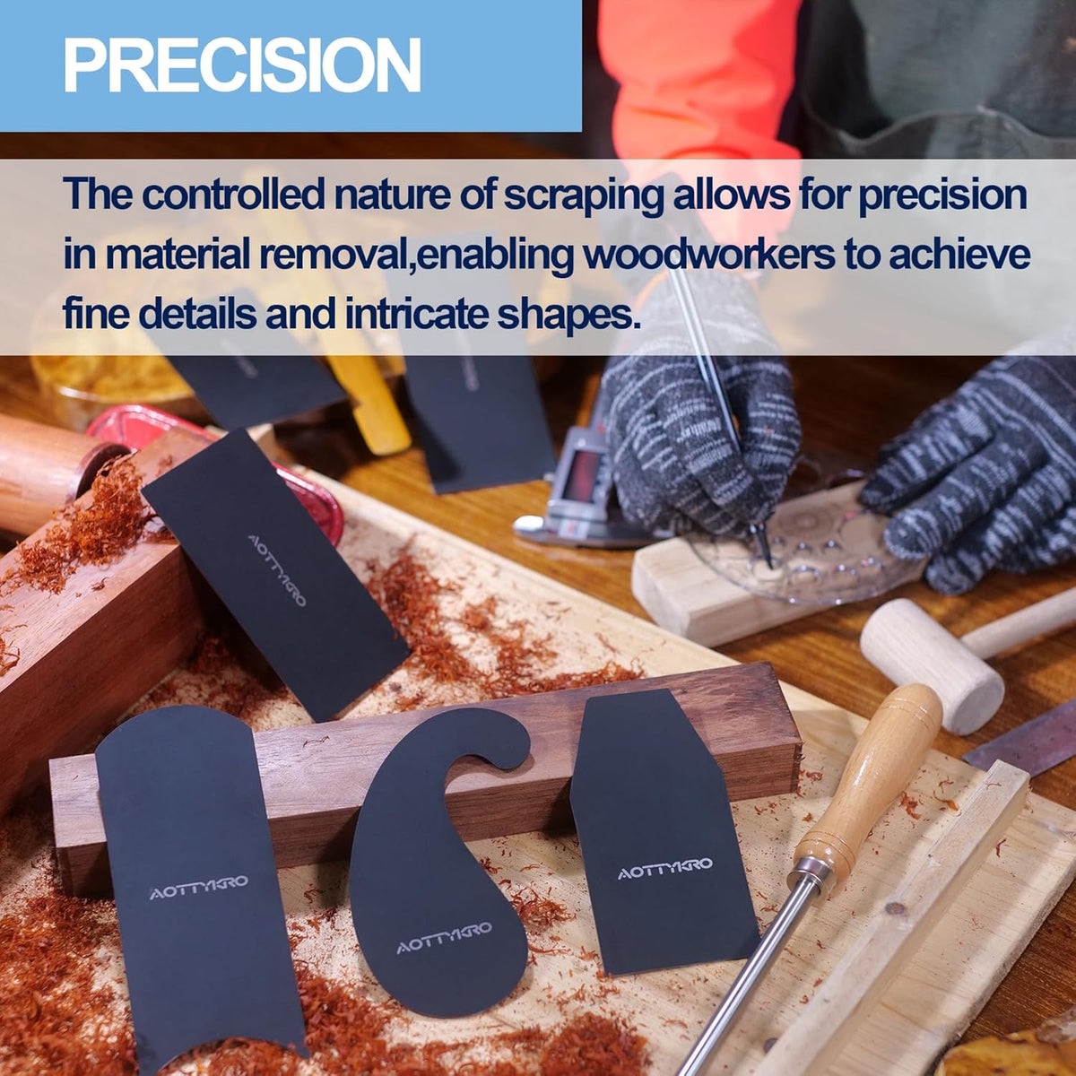 Cabinet Scraper Burnisher Tool, With High-Quality Wooden Handle and Super Hard High Speed Steel Rod, Scraper Burnisher for Creating Sharp Burrs and Honing Card Scrapers