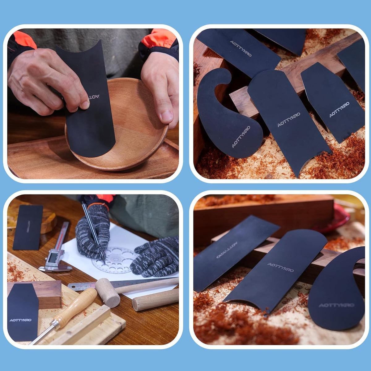 Cabinet Scraper Burnisher Tool, With High-Quality Wooden Handle and Super Hard High Speed Steel Rod, Scraper Burnisher for Creating Sharp Burrs and Honing Card Scrapers