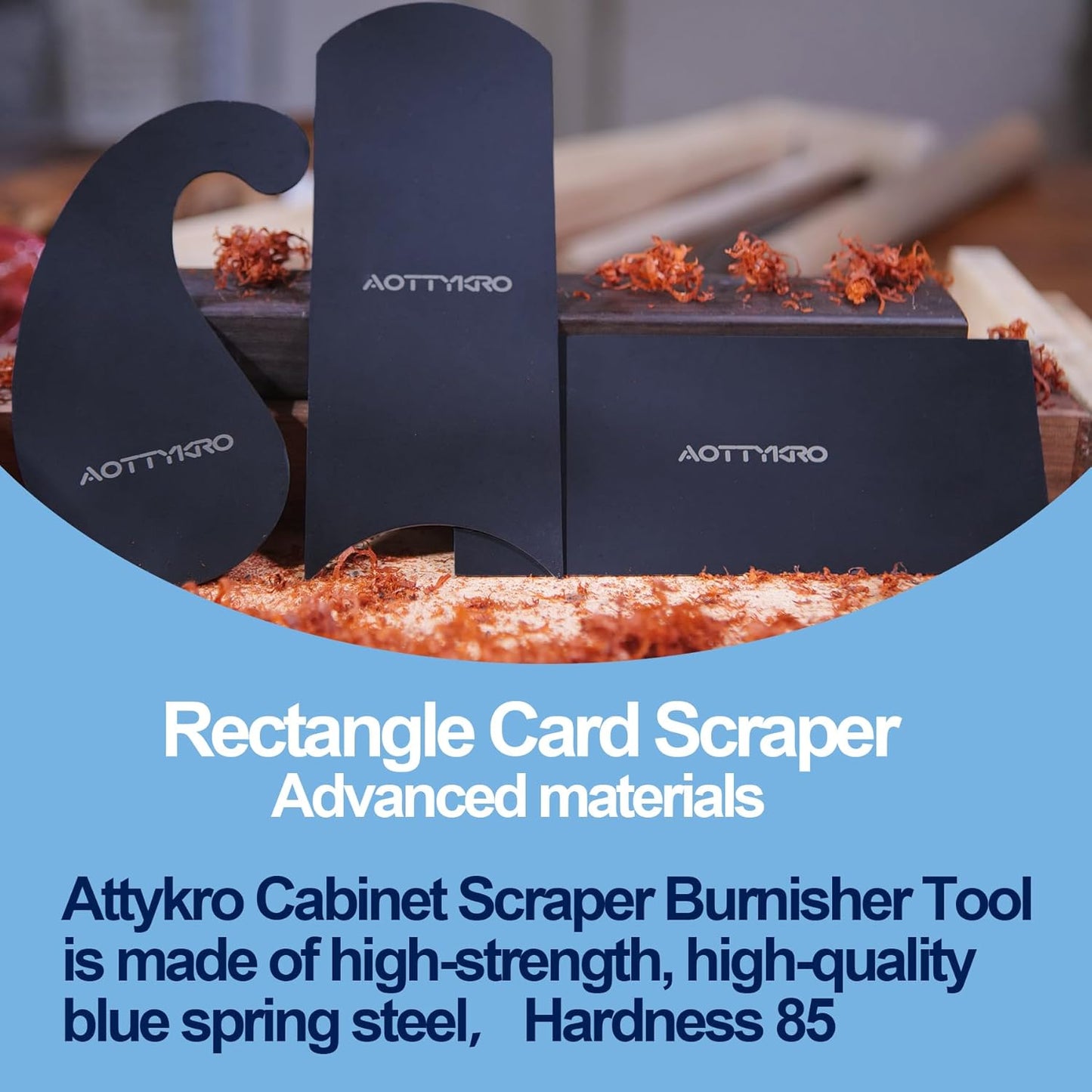 Cabinet Scraper Burnisher Tool, With High-Quality Wooden Handle and Super Hard High Speed Steel Rod, Scraper Burnisher for Creating Sharp Burrs and Honing Card Scrapers