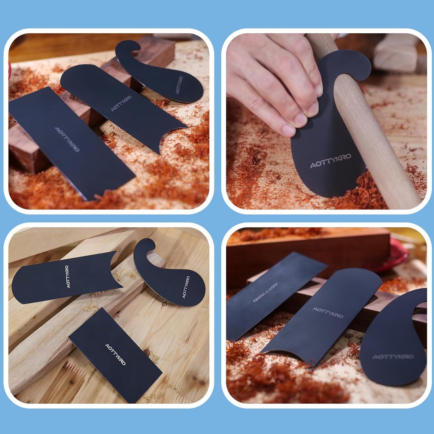 Cabinet Scraper Burnisher Tool, With High-Quality Wooden Handle and Super Hard High Speed Steel Rod, Scraper Burnisher for Creating Sharp Burrs and Honing Card Scrapers