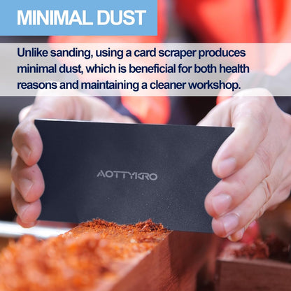 Cabinet Scraper Burnisher Tool, With High-Quality Wooden Handle and Super Hard High Speed Steel Rod, Scraper Burnisher for Creating Sharp Burrs and Honing Card Scrapers