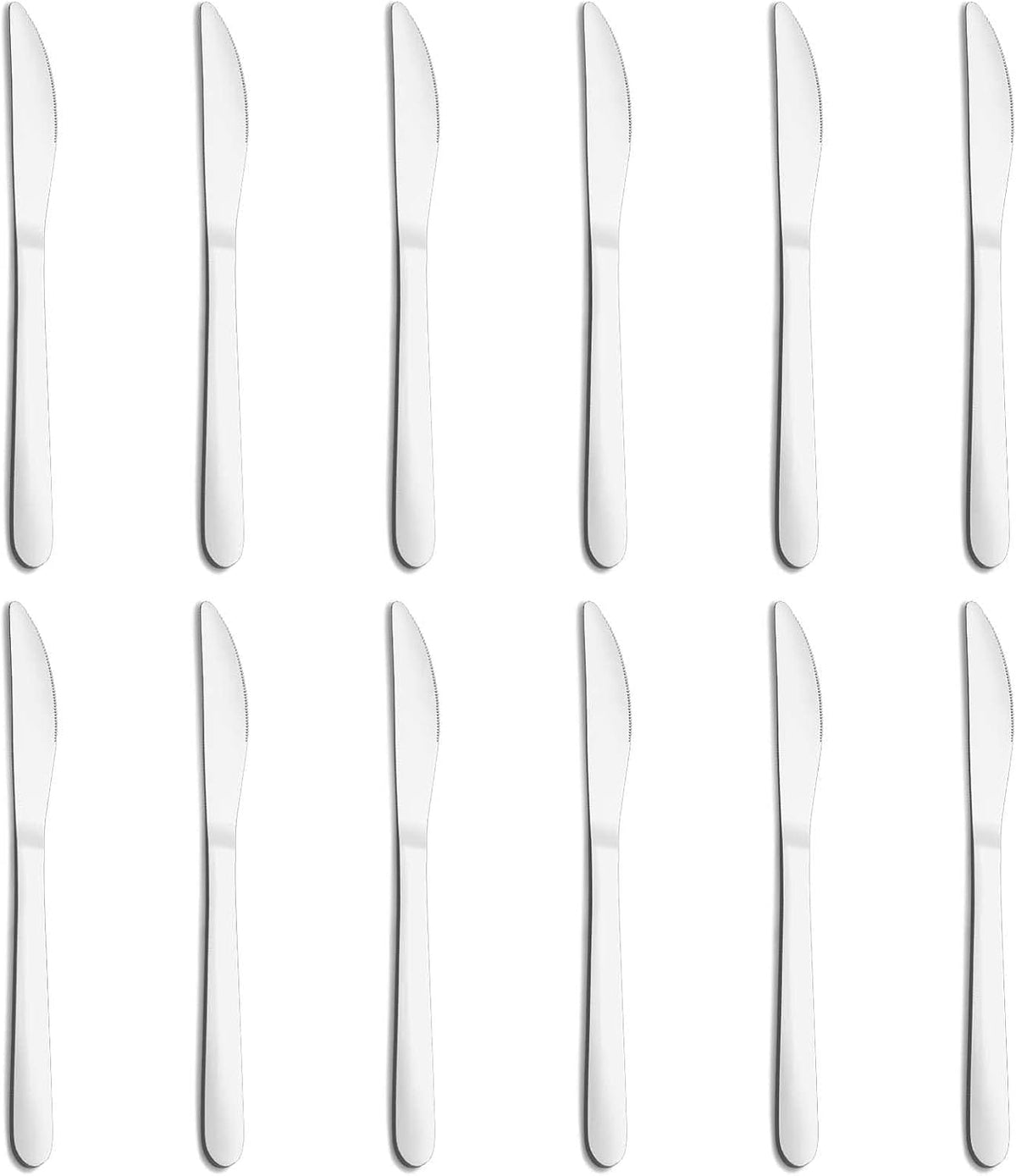 36-Piece Butter Knives, Dinner Knife Set (9 Inches), Food Grade Stainless Steel Table Knife, Knives Silverware for Home/Restaurant/Kitchen, Dishwasher Safe & Mirror Polished