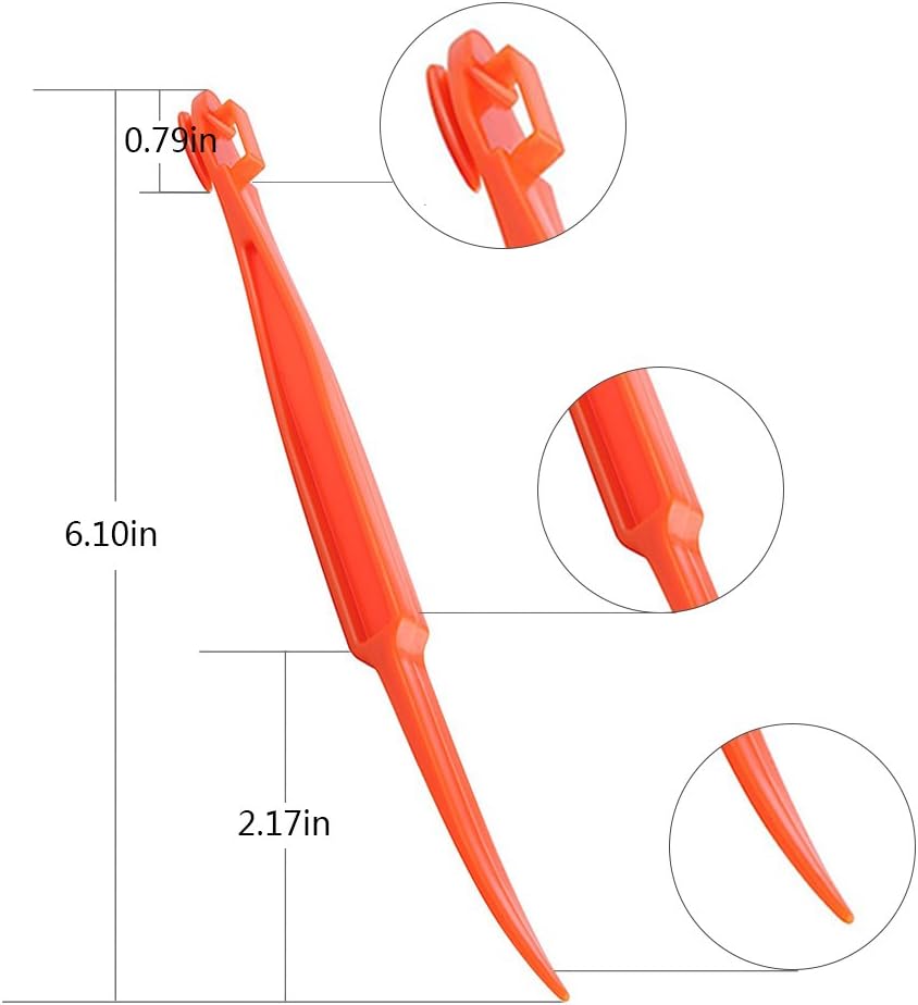 Orange Peelers, 6Pcs Plastic Easy Slicer Cutter Peeler Remover Opener Kitchen Accessories Knife Cooking Tool Kitchen Gadget (New) | Simple‑to‑use fruit slicer and opener, practical daily kitchen gadget.